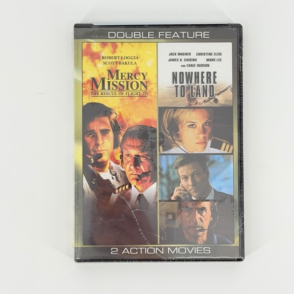Mercy Mission / Nowhere to Land DVD Double Feature Sealed OOP Rare Action